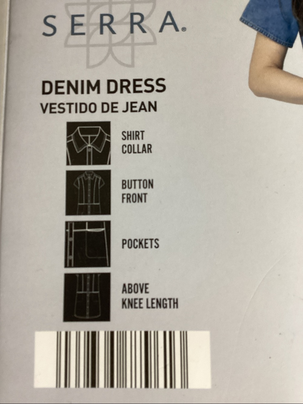 SERRA DENIM DRESS ( Size XL 16-18) Heavy Duty and Comfortabe - Picture 6 of 7